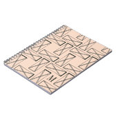 Monogram | Geometrische rechthoek X Ontwerp Notitieboek (Linkerzijde)