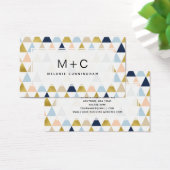 Monogram Geometrische Visitekaartjes (Bureau)
