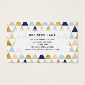 Monogram Geometrische Visitekaartjes (Achterkant)