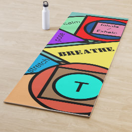 Monogram Geometrische Vormen Yogamat