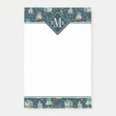 Monogram | Geometrische zusterpatronen Post-it® Notes (Voorkant)