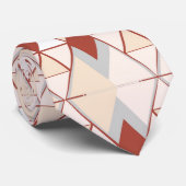 Monogram Geometry Pattern Stropdas (Opgerold)