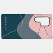 Monogram gepersonaliseerd Abstract Samsung Galaxy Hoesje (Achterkant horizontaal)