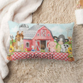 Monogram Gepersonaliseerd Boerderij Barnyard Diere Kussen (Deken)