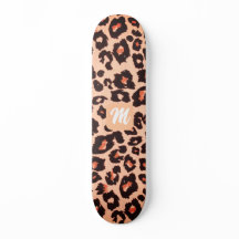 Monogram gepersonaliseerd cheetah-thema