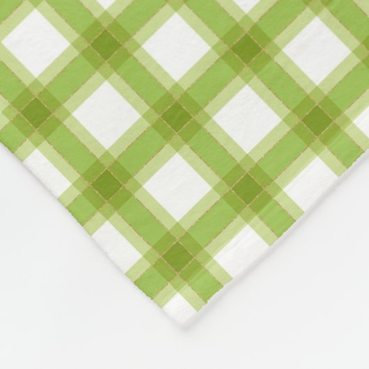 Monogram gepersonaliseerd fleece deken (Hoek)