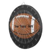 Monogram gepersonaliseerd football dartbord (Voorkant Rechts)