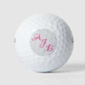 Monogram gepersonaliseerd golfballen (Voorkant)