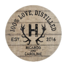Monogram gepersonaliseerd hout - Bourbon Barrel We