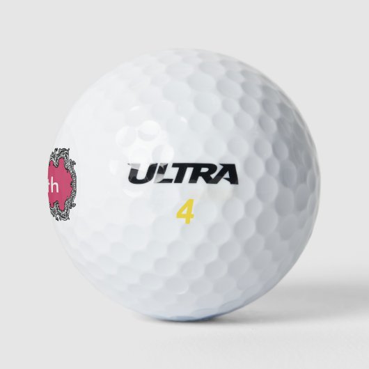 Monogram Gepersonaliseerd  Ontwerp Golfcadeau Golfballen (Logo)