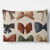 Monogram Gepersonaliseerd Retro  Boogpatroon Etui (Achterkant)