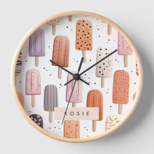 Monogram Gepersonaliseerd Schattige Popsicle Patro