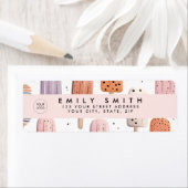 Monogram Gepersonaliseerd Schattige Popsicle Patro Etiket (Insitu)