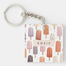Monogram Gepersonaliseerd Schattige Popsicle Patro