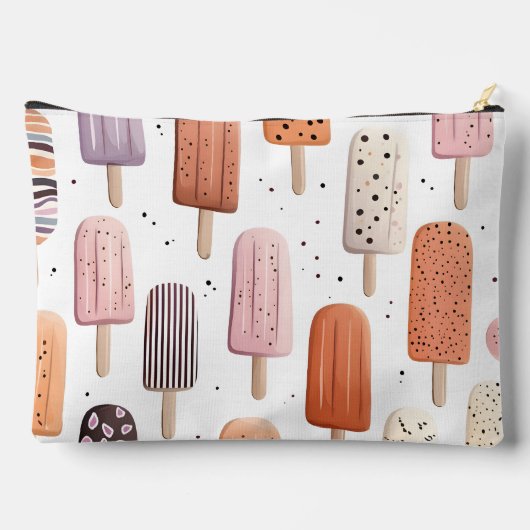 Monogram Gepersonaliseerd Schattige Spring Tulip P Etui (Achterkant)