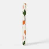 Monogram Gepersonaliseerd Schattige Spring Tulip P iPhone 15 Case (Rechterkant)