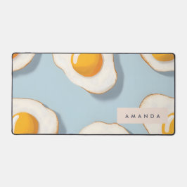 Monogram Gepersonaliseerd Sunny Side Up Egg Patroo Bureaumat