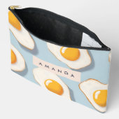 Monogram Gepersonaliseerd Sunny Side Up Egg Patroo Etui (Open)