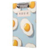Monogram Gepersonaliseerd Sunny Side Up Egg Patroo Klembord (Links)