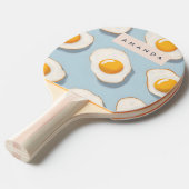 Monogram Gepersonaliseerd Sunny Side Up Egg Patroo Tafeltennisbatje (Voorkant Gekanteld)