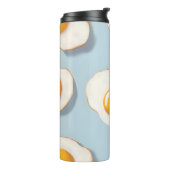Monogram Gepersonaliseerd Sunny Side Up Egg Patroo Thermosbeker (Gedraaid links)