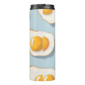 Monogram Gepersonaliseerd Sunny Side Up Egg Patroo Thermosbeker (Achterkant)