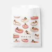 Monogram Gepersonaliseerd Zomer Zwembad Float Patr Bedankzakje (Voorkant)