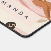 Monogram Gepersonaliseerd Zomer Zwembad Float Patr Bureaumat (Hoek)