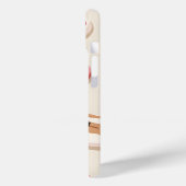 Monogram Gepersonaliseerd Zomer Zwembad Float Patr Case-Mate iPhone Case (Achterkant / Links)