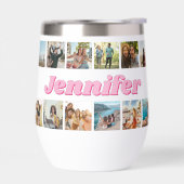 Monogram gepersonaliseerde 30 fotocollage (Links)