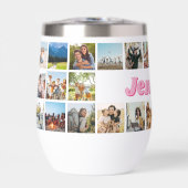 Monogram gepersonaliseerde 30 fotocollage (Voorkant)