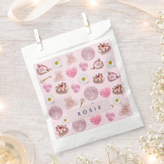 Monogram Gepersonaliseerde Coquette  Zeeschelp Bedankzakje (Geknipt)