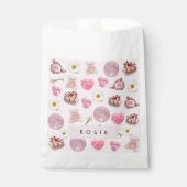 Monogram Gepersonaliseerde Coquette  Zeeschelp Bedankzakje (Voorkant)