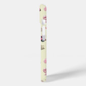 Monogram Gepersonaliseerde Coquette Zeeschelp Case-Mate iPhone Case (Achterkant / Links)