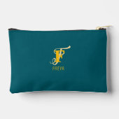 Monogram gepersonaliseerde initiaal naam etui (Achterkant)