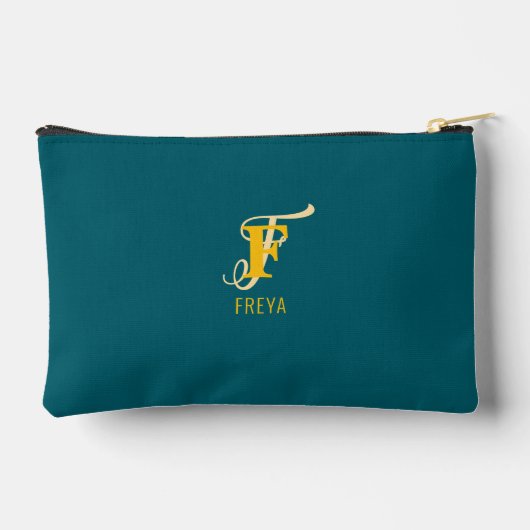 Monogram gepersonaliseerde initiaal naam etui (Achterkant)