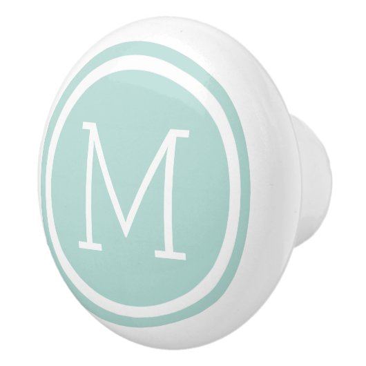 Monogram gepersonaliseerde lade knop (Rechts)