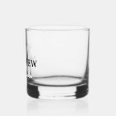 MONOGRAM GEPERSONALISEERDE NAAM INITIAAL CUSTOM WHISKY GLAS (Links)