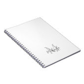 Monogram Gepersonaliseerde Naam Notitieboek (Rechterzijde)