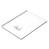 Monogram Gepersonaliseerde Naam Notitieboek (Linkerzijde)