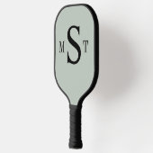 Monogram Gepersonaliseerde Sage Green Pickleball Paddle (Links)