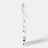 Monogram gepersonaliseerde Schattige Franse Bulldo Case-Mate iPhone Case (Achterkant / Links)