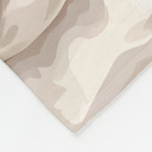 Monogram gepersonaliseerde Schattige Franse Bulldo Fleece Deken (Hoek)