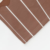 Monogram gepersonaliseerde Schattigee zoete cupcak Fleece Deken (Hoek)