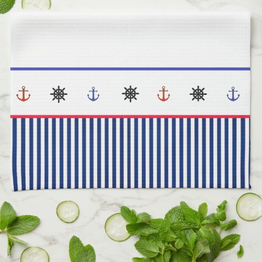 Monogram gepersonaliseerde strandhuis handdoek (Gevouwen)