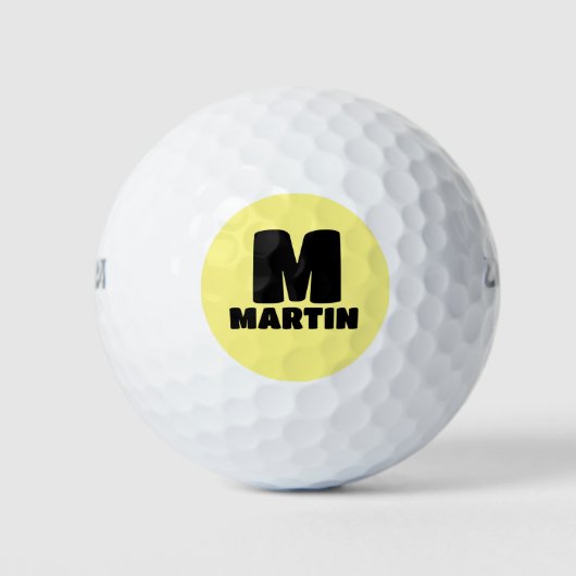 MONOGRAM GEPERSONALISEERDE VETTE GOLFBALLEN (Voorkant)