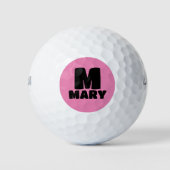 MONOGRAM GEPERSONALISEERDE VETTE GOLFBALLEN VOOR H (Voorkant)