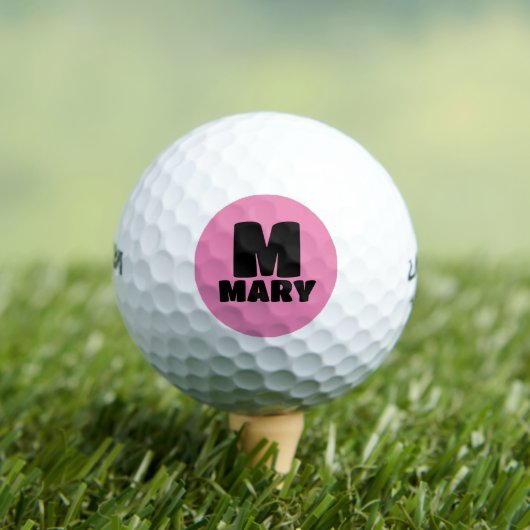 MONOGRAM GEPERSONALISEERDE VETTE GOLFBALLEN VOOR H (Insitu Shirt)