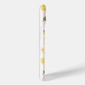 Monogram gepersonaliseerde Waterverf citroenen lim Case-Mate iPhone Case (Achterkant / Rechts)