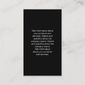 Monogram | Gepilde textuur | Painter Handyman Visitekaartje (Achterkant)